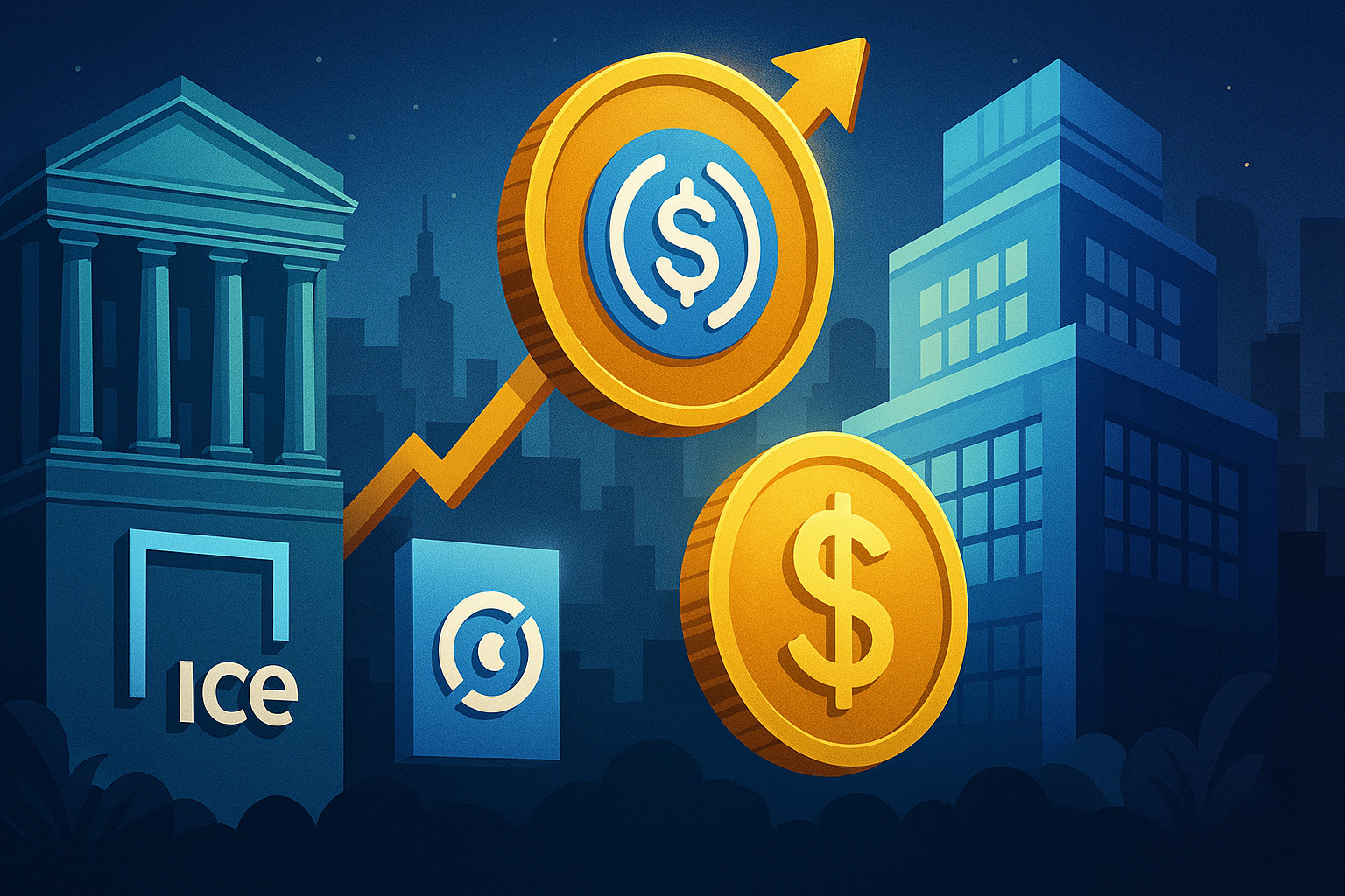 NYSEのICEとCircle提携：新ステーブルコイン活用新ソリューションを開発| NEXTMONEY｜仮想通貨メディア