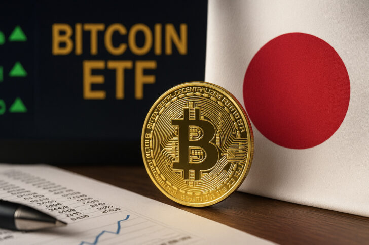 日本政府の仮想通貨制度改革を象徴するデジタル金融のイメージ