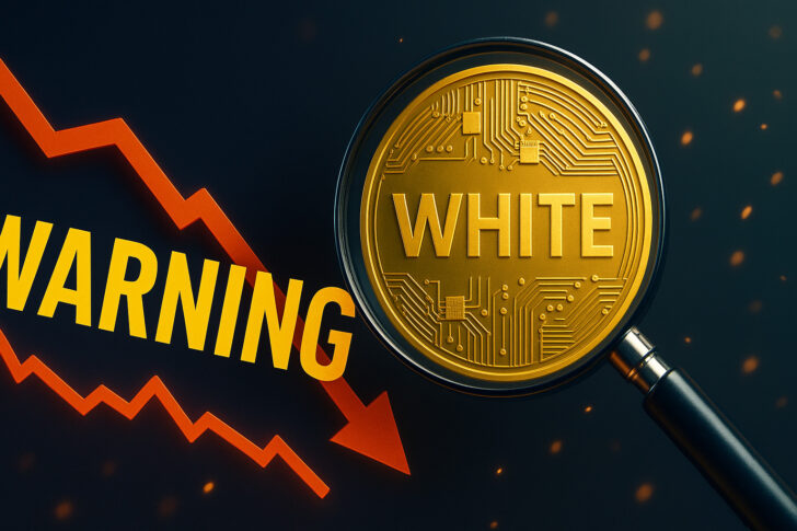 ZachXBTによる調査対象となったWHITEトークンとZKasinoに関する警告を象徴するビジュアル