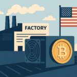 ビットメインが米国初の製造工場を開設予定であることを示すイメージ