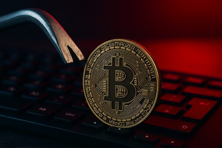 CoinDCXのロゴと仮想通貨コインが並び、サイバー攻撃を暗示する緊張感のあるビジュアル