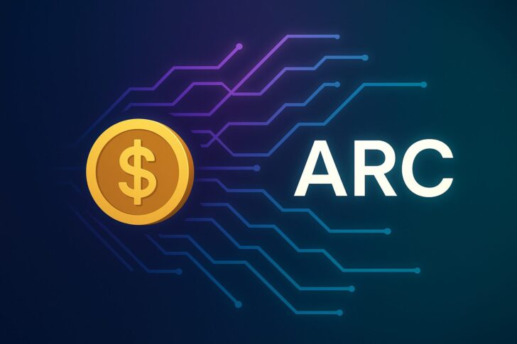 ステーブルコイン特化の新しいレイヤー1ブロックチェーンを象徴する未来的なネットワークイメージ