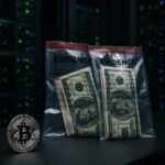 米当局によるBlackSuitランサムウェア関連サーバーと仮想通貨押収をイメージしたサーバールームの写真