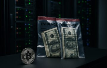 米当局によるBlackSuitランサムウェア関連サーバーと仮想通貨押収をイメージしたサーバールームの写真