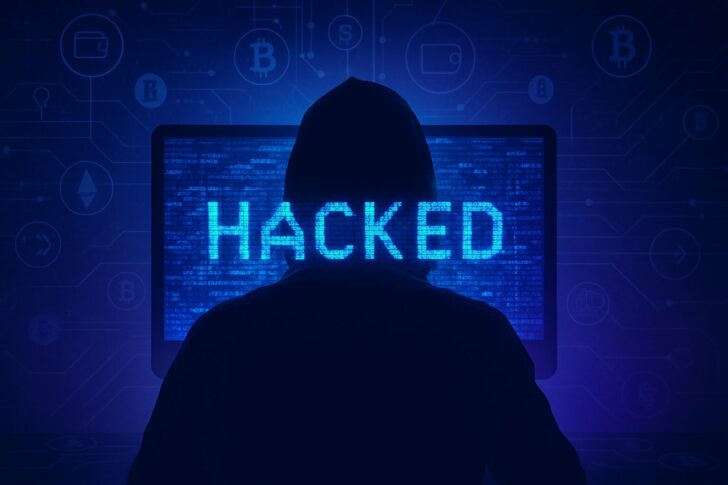 インドの仮想通貨取引所CoinDCXのセキュリティ侵害を象徴するサイバー攻撃のイメージ