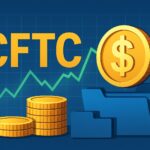 米商品先物取引委員会（CFTC）がデリバティブ市場におけるステーブルコイン担保を検討する様子を表現したイラスト