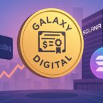 ソラナブロックチェーン上で株式トークン化を行うギャラクシーデジタルのイメージイラスト