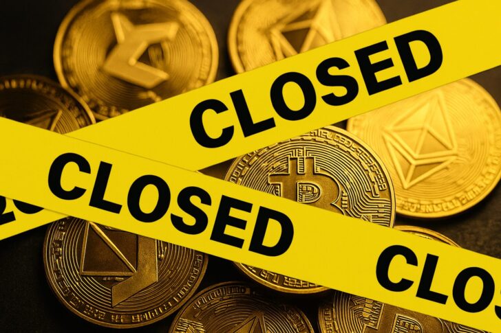 香港・ムンバイ・シドニーの金融街を背景に、仮想通貨市場の規制強化を象徴するイメージ。アジア地域の取引所とデジタル資産トレジャリー企業の関係を表現。