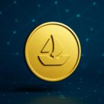 OpenSeaが発表した2026年第1四半期のSEAトークンローンチを象徴するデジタルイメージ。正面を向いた青と銀のトークンがブロックチェーンの海上に浮かび、未来的な光が差し込む。