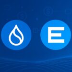 SUIとEthenaによる新しいステーブルコイン立ち上げを象徴するデジタルイメージ