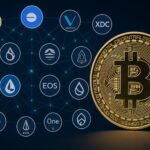 主要ブロックチェーンにおける資金凍結リスクを示すデジタルイメージ。ネットワークのセキュリティと管理権限を象徴したビジュアル。