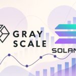 グレイスケールがソラナETFで手数料免除を発表したことを示すイメージイラスト