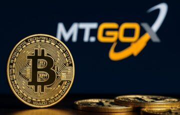 マウントゴックスが移動したビットコインを象徴するゴールドコインのイメージ