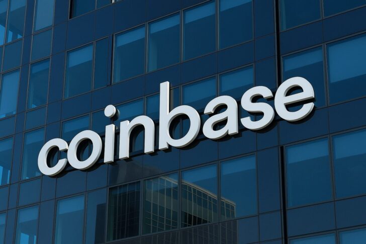 Coinbaseがステーブルコイン決済プラットフォームBVNKを買収するイメージ。企業ロゴとブロックチェーンを象徴する未来的な背景。