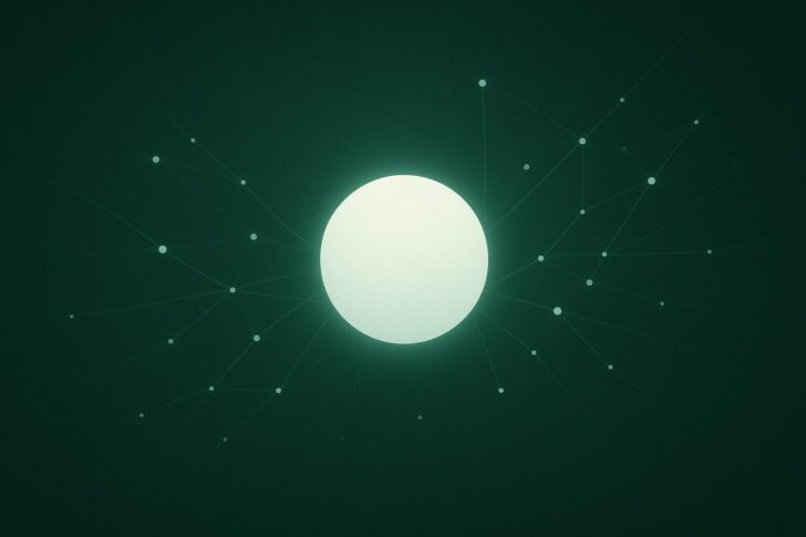 パキスタンの金融デジタル化とステーブルコインの検討を象徴する抽象的なイラスト