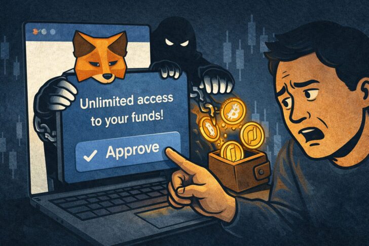 ウォレット接続＝即アウト？Approval（承認）詐欺の仕組み
