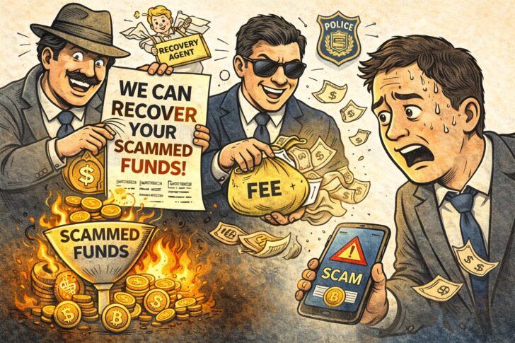 仮想通貨詐欺で“二次被害”が起きる理由|被害後に忍び寄る「回収詐欺」の正体とは