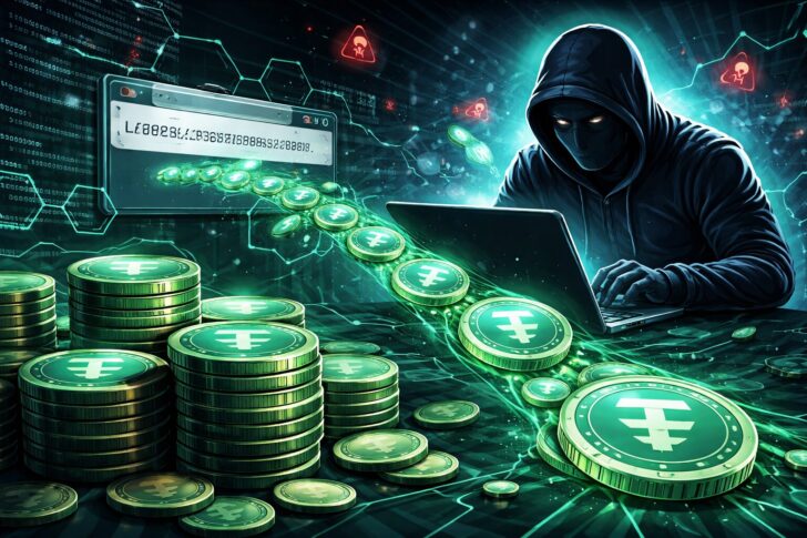 アドレスポイズニング攻撃で5,000万ドルのUSDTが流出