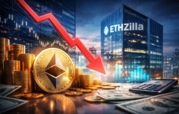 ETHZillaが負債返済のためイーサリアムを売却し事業戦略を転換する様子を表したイメージ