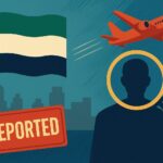 UAEからロシアへ国外追放されたフィニコ創設者を象徴的に描いた抽象イラスト