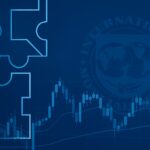 IMFがステーブルコイン規制の断片化による金融安定リスクを警告する状況を抽象的に表現したイメージ