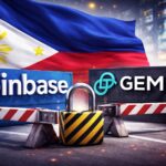 フィリピンで仮想通貨取引所CoinbaseとGeminiへのアクセスが遮断される様子を表したイメージ