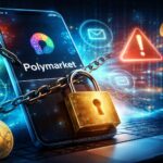 ポリマーケットで発生したサードパーティ認証の脆弱性を突いた不正アクセスをイメージしたセキュリティ関連ビジュアル