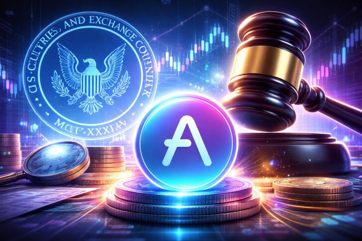 米証券取引委員会(SEC)が仮想通貨Aaveプロトコルへの調査を終了したことを示すイメージ