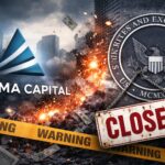 SECの調査を受けて事業を閉鎖した暗号資産ベンチャーキャピタルShima Capitalを象徴するイメージ