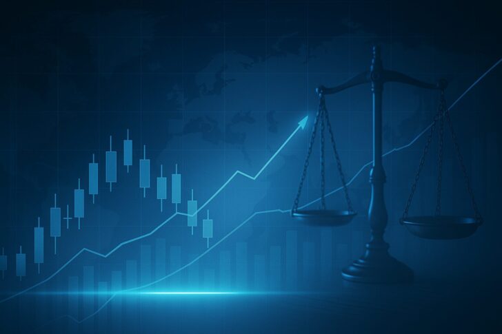 米国の規制環境とデリバティブ市場の拡大を象徴するイメージ