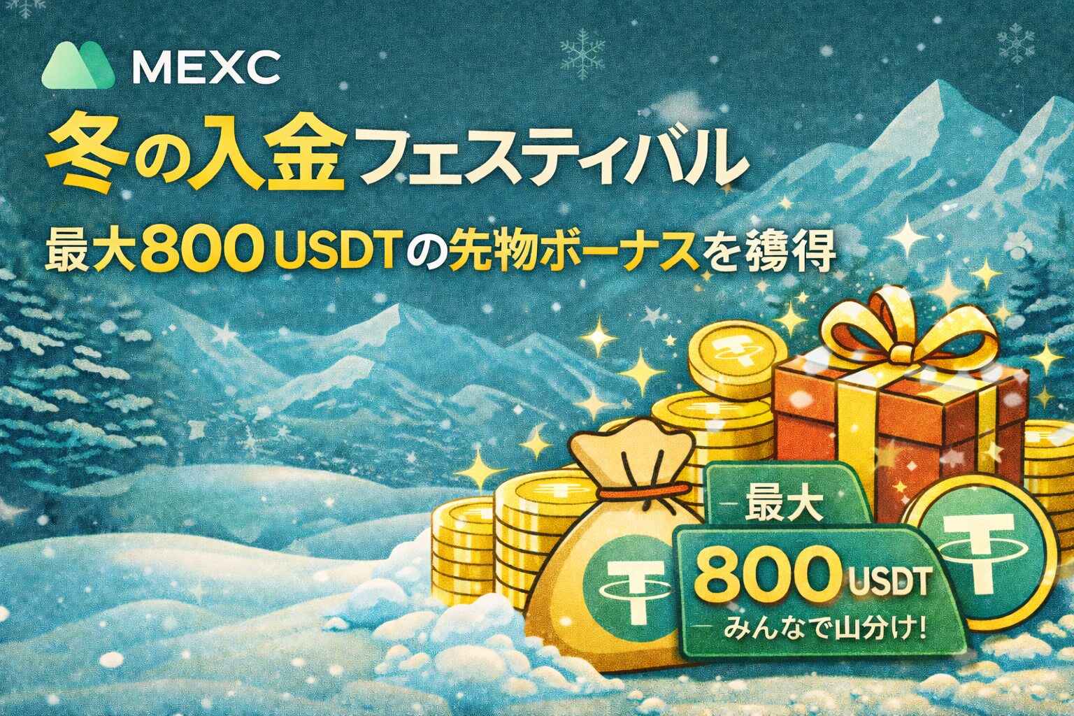 日本限定｜MEXC 冬の入金フェスティバル開催 | NEXTMONEY｜仮想通貨メディア