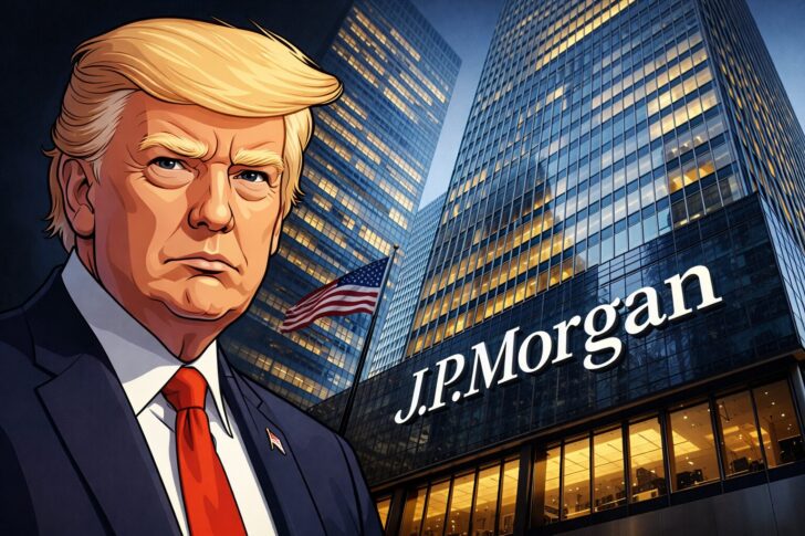 JPモルガンを提訴したトランプ氏、50億ドル訴訟で銀行閉鎖の政治性を問う