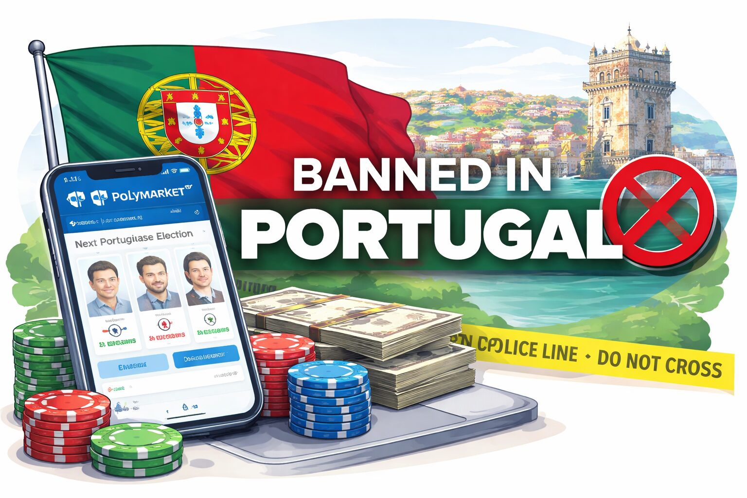 ポルトガル当局がPolymarketに閉鎖命令 48時間以内の国内停止を要求| NEXTMONEY｜仮想通貨メディア