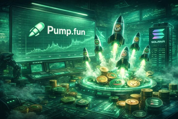 Pump.funがクリエイター報酬モデルを見直し、トレーダー重視の仕組みへ転換する様子を表したイメージ