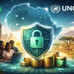 テザーと国連薬物犯罪事務所が連携し、アフリカでデジタル犯罪対策とサイバーセキュリティ強化に取り組む様子を表したイメージ