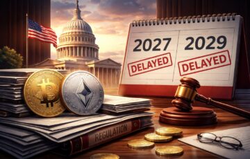 米国議会で延期された仮想通貨市場構造法案を象徴するイメージ