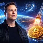 xAIとSpaceXの統合を象徴するAIと宇宙インフラのイメージイラスト