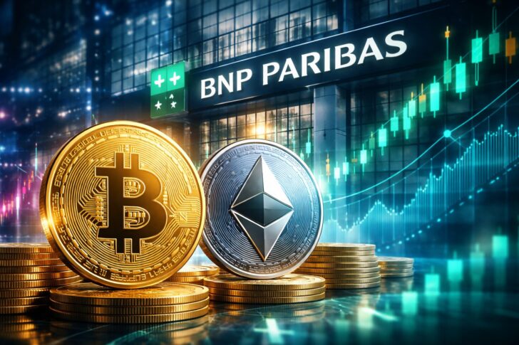 BNPパリバがビットコインとイーサリアム連動ETNを提供するイメージ