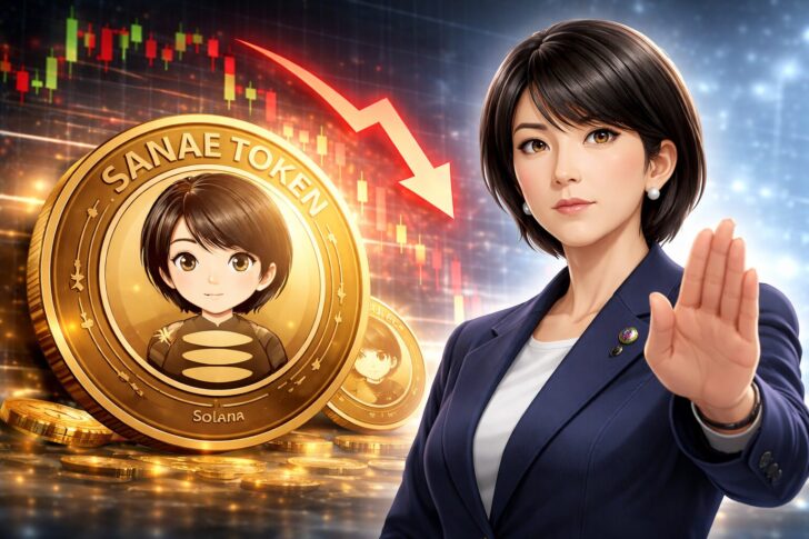 高市早苗氏がSolana系「SANAE TOKEN」関与を全面否定　急騰後に時価総額が急縮小