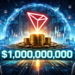 TRONのAIファンド拡大とエージェント経済の成長を表現したビジュアル