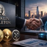 フランクリン・テンプルトンによる仮想通貨事業拡大とデジタル資産分野の強化を示すイメージ