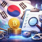 韓国の仮想通貨監査強化とBithumb問題をイメージしたビジュアル