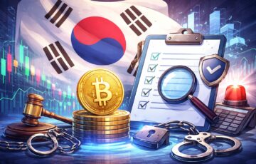 韓国の仮想通貨監査強化とBithumb問題をイメージしたビジュアル