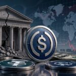 ドル建てステーブルコインと金融不安リスクを象徴するイメージ