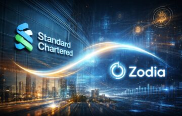 スタンダードチャータード銀行とゾディアカストディの統合を示すデジタル資産イメージ