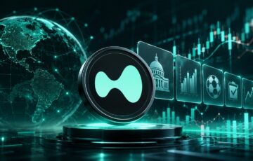 Hyperliquidの予測市場とHYPEの上昇を表現した、デジタル金融市場のイメージ画像