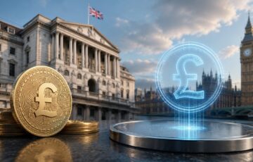 イングランド銀行とポンド建てステーブルコインをイメージした金融規制のアイキャッチ