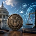 CFTCによる予測市場規制と米国の金融政策を表現したアイキャッチ画像
