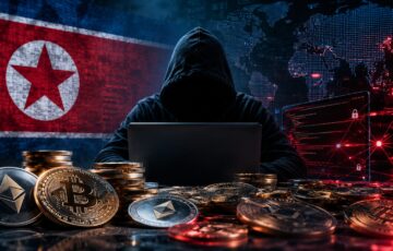 北朝鮮系ハッカーによる仮想通貨窃取をイメージしたサイバー攻撃のアイキャッチ