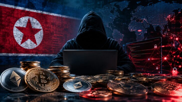 北朝鮮系ハッカーによる仮想通貨窃取をイメージしたサイバー攻撃のアイキャッチ